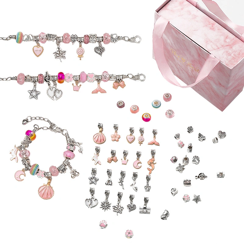 Beads, Unicorn/Mermaid Crafts Gifts Set Jewelry Set Bracelet Making Kit for Girls Teens Age 8-12