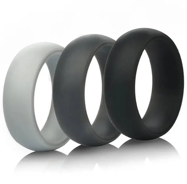 Hot Sell High Quality Men Silicone Ring Wedding Band